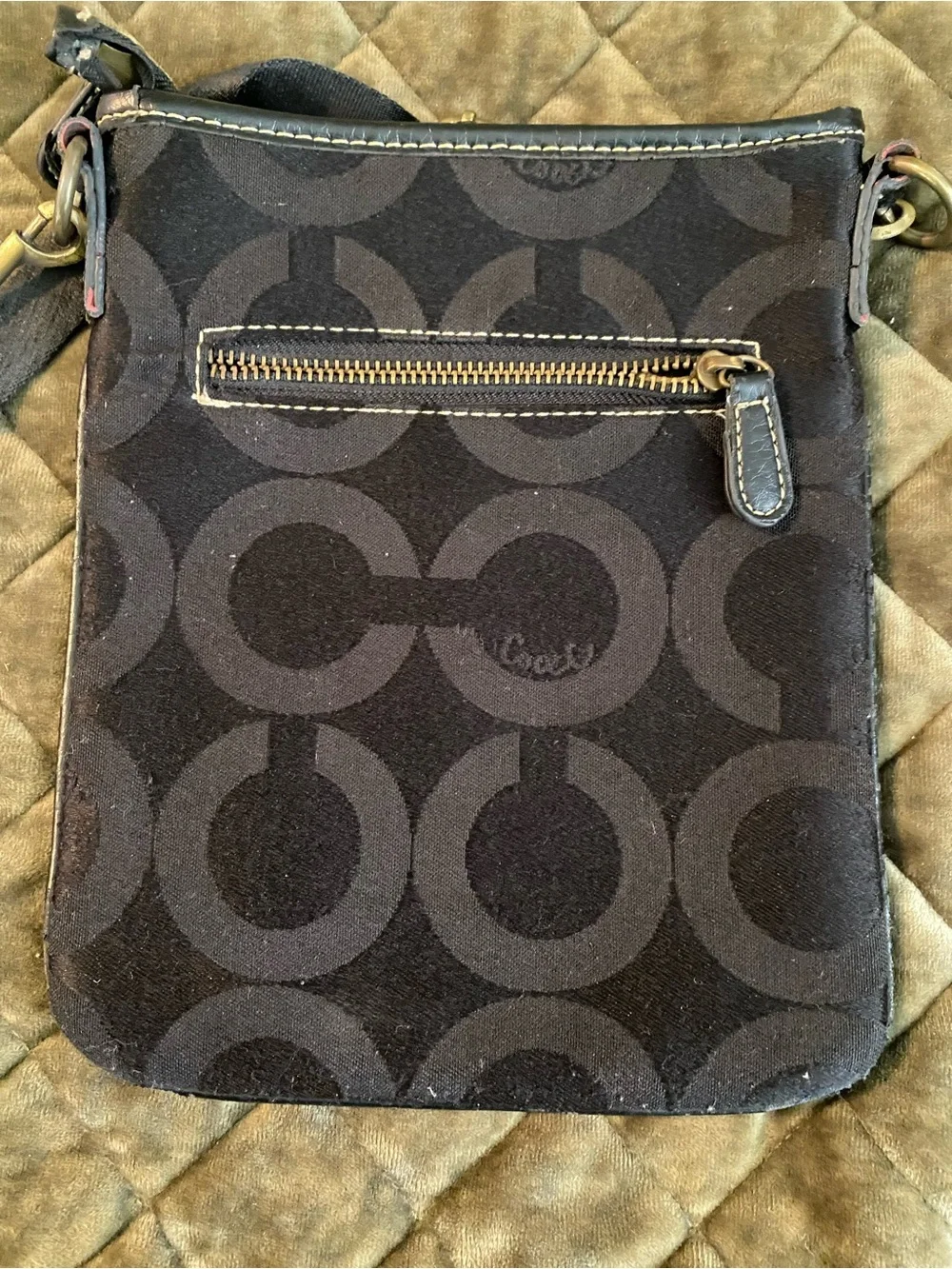 Coach Signature Crossbody Bag in Black